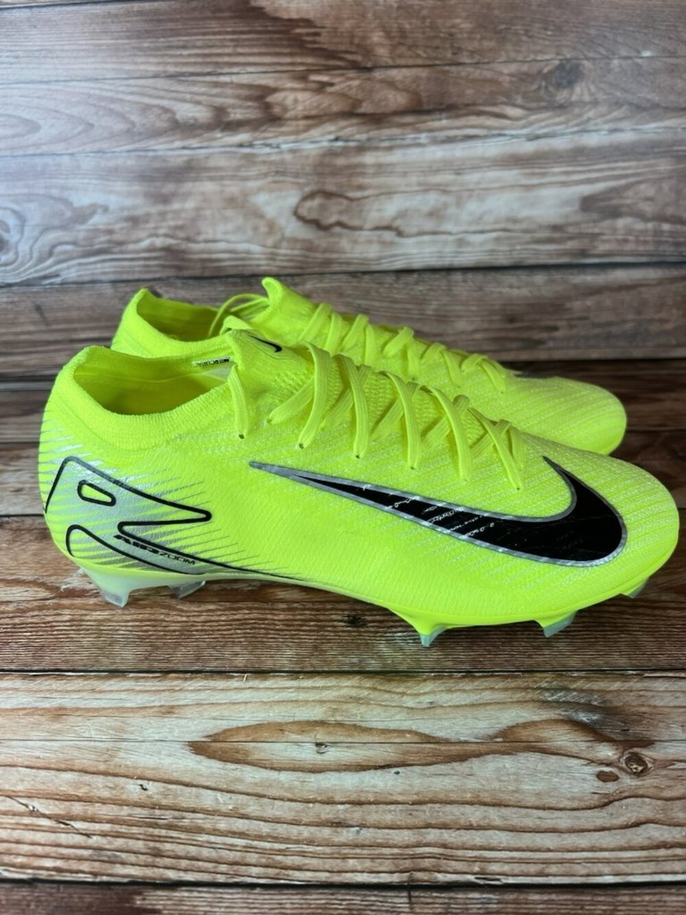 Nike Mercurial Vapor 16 Elite FG Mad Voltage Volt Black HF7878-700 Men's Size 7